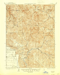 1926 Map of Covelo, CA, 1944 Print