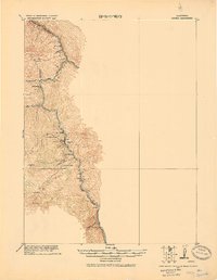 1920 Map of Covelo