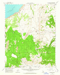 Download a high-resolution, GPS-compatible USGS topo map for Cowtrack Mtn, CA (1964 edition)
