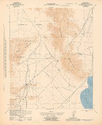 Download a high-resolution, GPS-compatible USGS topo map for Coxcomb Mountains, CA (1945 edition)