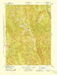 Download a high-resolution, GPS-compatible USGS topo map for Coyote Peak, CA (1945 edition)