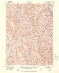 Download a high-resolution, GPS-compatible USGS topo map for Coyote Peak, CA (1954 edition)
