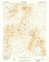 Download a high-resolution, GPS-compatible USGS topo map for Crescent Peak, CA (1961 edition)