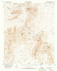 Download a high-resolution, GPS-compatible USGS topo map for Crescent Peak, CA (1970 edition)