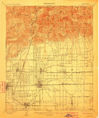 Download a high-resolution, GPS-compatible USGS topo map for Cucamonga, CA (1911 edition)
