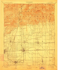 Download a high-resolution, GPS-compatible USGS topo map for Cucamonga, CA (1912 edition)