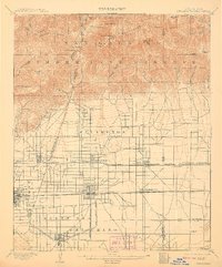Download a high-resolution, GPS-compatible USGS topo map for Cucamonga, CA (1908 edition)