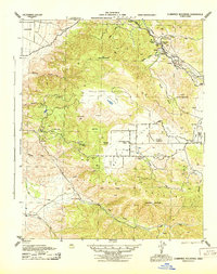 Download a high-resolution, GPS-compatible USGS topo map for Cummings Mountain, CA (1943 edition)