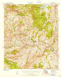 Download a high-resolution, GPS-compatible USGS topo map for Cuyamaca Peak, CA (1954 edition)