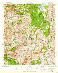 preview thumbnail of historical topo map of San Diego County, CA in 1942