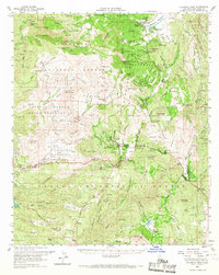 Download a high-resolution, GPS-compatible USGS topo map for Cuyamaca Peak, CA (1967 edition)