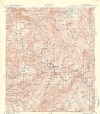 Download a high-resolution, GPS-compatible USGS topo map for Cuyamaca Peak, CA (1954 edition)