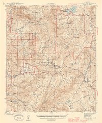 preview thumbnail of historical topo map of San Diego County, CA in 1944