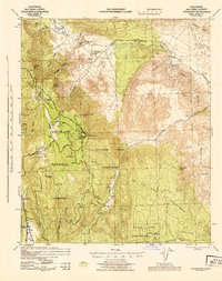 Download a high-resolution, GPS-compatible USGS topo map for Cuyapaipe, CA (1944 edition)