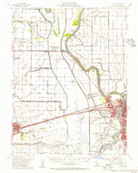 Download a high-resolution, GPS-compatible USGS topo map for Davis, CA (1956 edition)