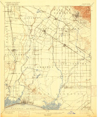 Download a high-resolution, GPS-compatible USGS topo map for Downey, CA (1916 edition)