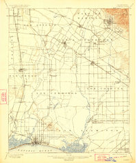 Download a high-resolution, GPS-compatible USGS topo map for Downey, CA (1923 edition)