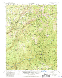 Download a high-resolution, GPS-compatible USGS topo map for Downieville, CA (1970 edition)