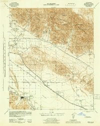 Download a high-resolution, GPS-compatible USGS topo map for Edom, CA (1944 edition)