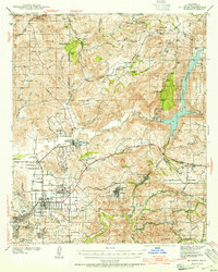 preview thumbnail of historical topo map of El Cajon, CA in 1939
