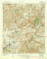 preview thumbnail of historical topo map of El Cajon, CA in 1947