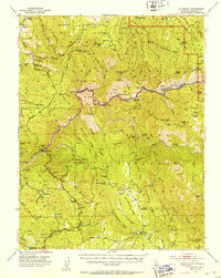Download a high-resolution, GPS-compatible USGS topo map for El Portal, CA (1953 edition)