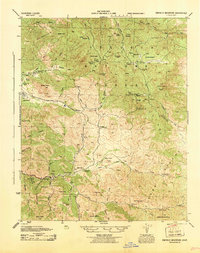 Download a high-resolution, GPS-compatible USGS topo map for Emerald Mtn, CA (1943 edition)