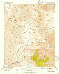 Download a high-resolution, GPS-compatible USGS topo map for Emigrant Canyon, CA (1953 edition)