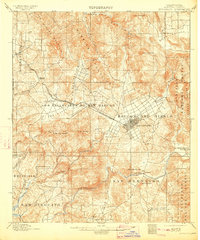 1901 Map of Escondido, 1913 Print