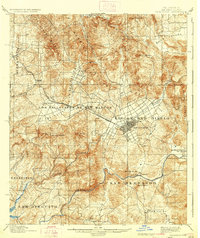 preview thumbnail of historical topo map of Escondido, CA in 1901