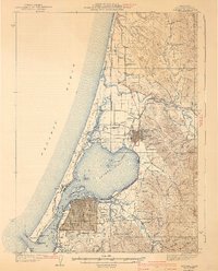 Download a high-resolution, GPS-compatible USGS topo map for Eureka, CA (1942 edition)