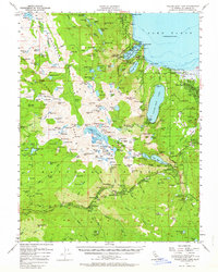 Download a high-resolution, GPS-compatible USGS topo map for Fallen Leaf Lake, CA (1964 edition)