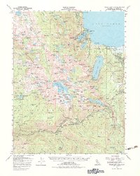 Download a high-resolution, GPS-compatible USGS topo map for Fallen Leaf Lake, CA (1977 edition)