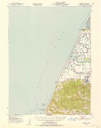 Download a high-resolution, GPS-compatible USGS topo map for Ferndale, CA (1953 edition)