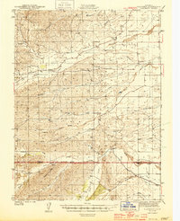 Download a high-resolution, GPS-compatible USGS topo map for Flournoy, CA (1944 edition)