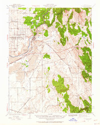 Download a high-resolution, GPS-compatible USGS topo map for Folsom, CA (1961 edition)