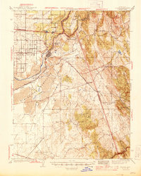 Download a high-resolution, GPS-compatible USGS topo map for Folsom, CA (1944 edition)