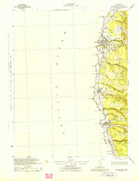 1943 Map of Fort Bragg, CA