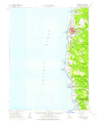 preview thumbnail of historical topo map of Fort Bragg, CA in 1960