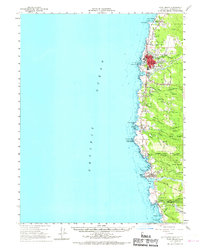 Download a high-resolution, GPS-compatible USGS topo map for Fort Bragg, CA (1967 edition)