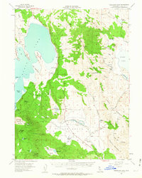 Download a high-resolution, GPS-compatible USGS topo map for Fredonyer Peak, CA (1963 edition)