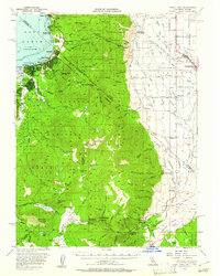 Download a high-resolution, GPS-compatible USGS topo map for Freel Peak, CA (1961 edition)