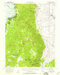 Download a high-resolution, GPS-compatible USGS topo map for Freel Peak, CA (1958 edition)