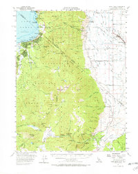 Download a high-resolution, GPS-compatible USGS topo map for Freel Peak, CA (1967 edition)