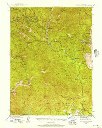 Download a high-resolution, GPS-compatible USGS topo map for French Gulch, CA (1957 edition)