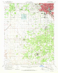 preview thumbnail of historical topo map of Fresno, CA in 1963