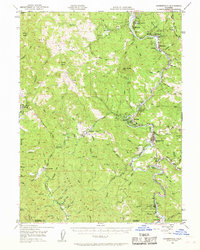 Download a high-resolution, GPS-compatible USGS topo map for Garberville, CA (1963 edition)