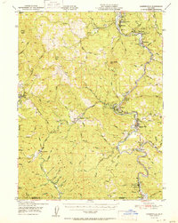 Download a high-resolution, GPS-compatible USGS topo map for Garberville, CA (1951 edition)