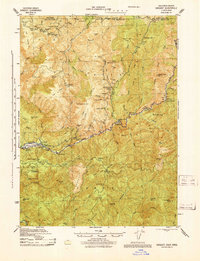 Download a high-resolution, GPS-compatible USGS topo map for Gasquet, CA (1945 edition)