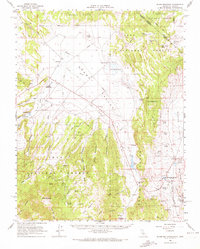 Download a high-resolution, GPS-compatible USGS topo map for Glass Mountain, CA (1972 edition)